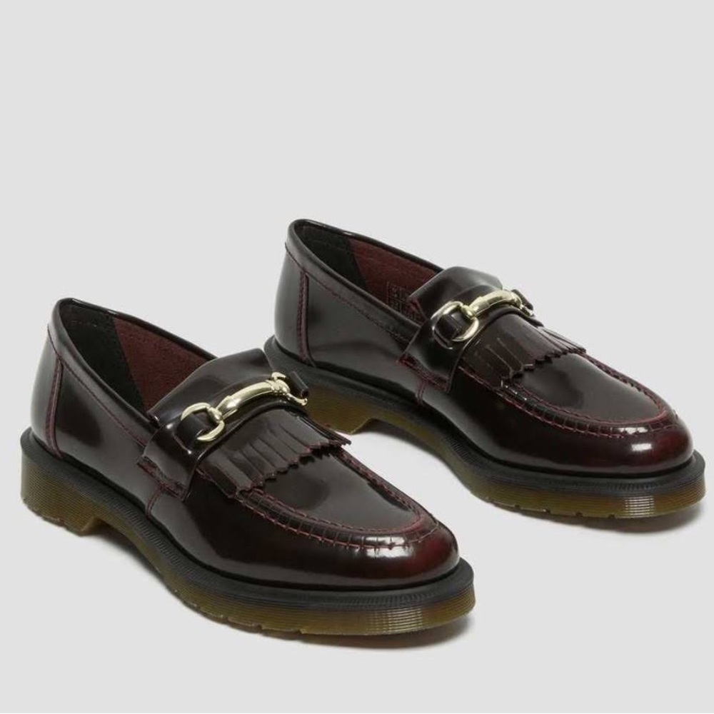 Adrian Snaffle Smooth Leather Kiltie Loafers